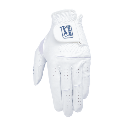 PGA Korean Nano Cloth Men's Golf Gloves (White) PGL10200