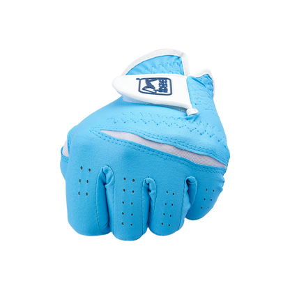 PGA Korean Style Nano Cloth Men's Golf Gloves (Light Blue)