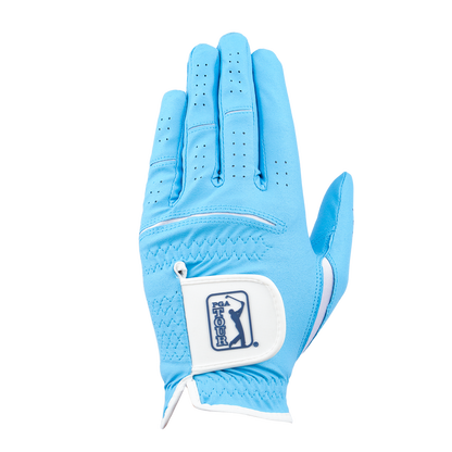 PGA Korean Style Nano Cloth Men's Golf Gloves (Light Blue)