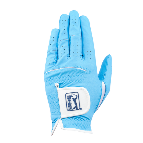 PGA TOUR Korean Style Nano Fabric Men's Golf Gloves (Light Blue)
