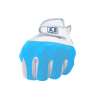 PGA children's golf elastic cloth non-slip gloves (white and light blue)