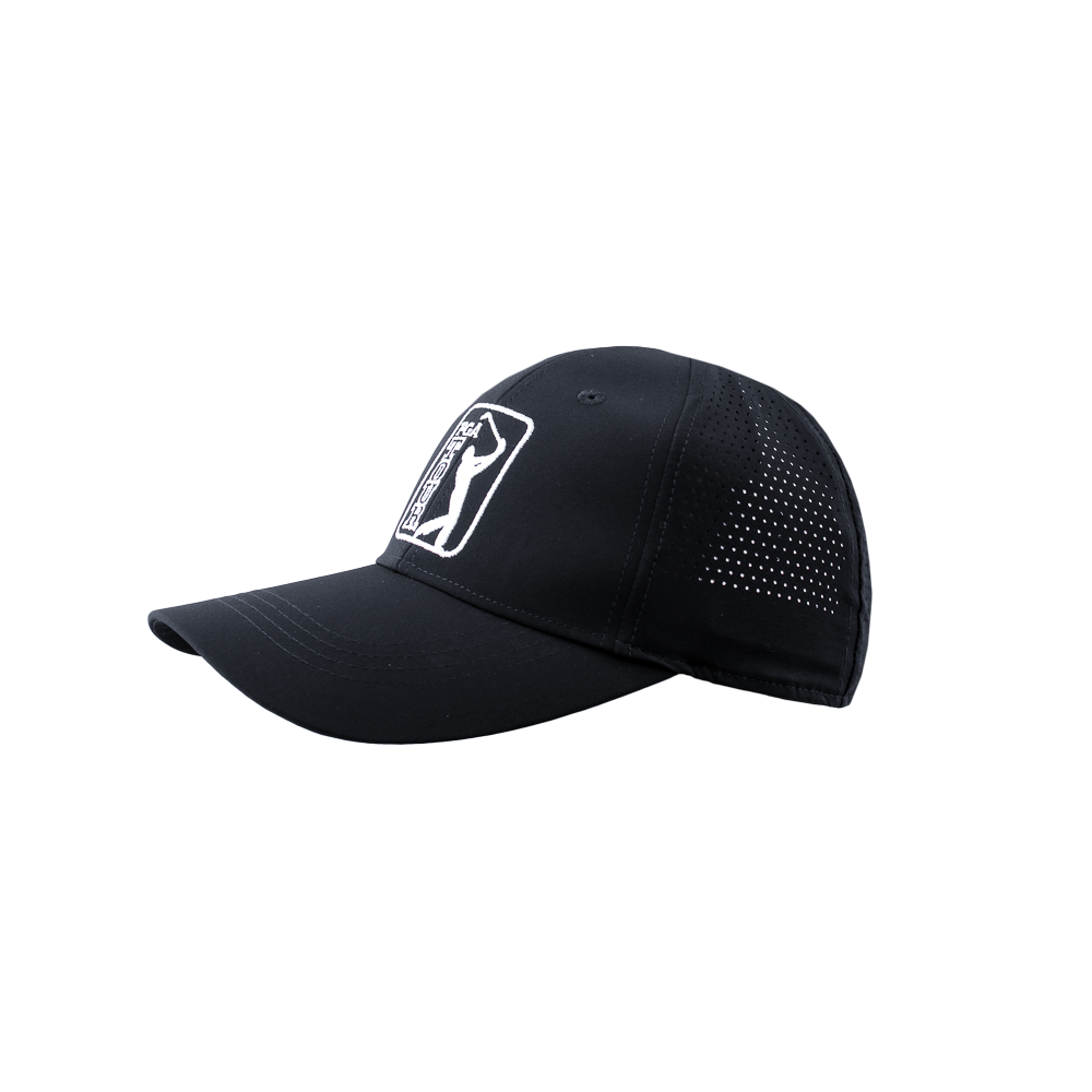 PGA高爾夫沖孔球標帽(黑)