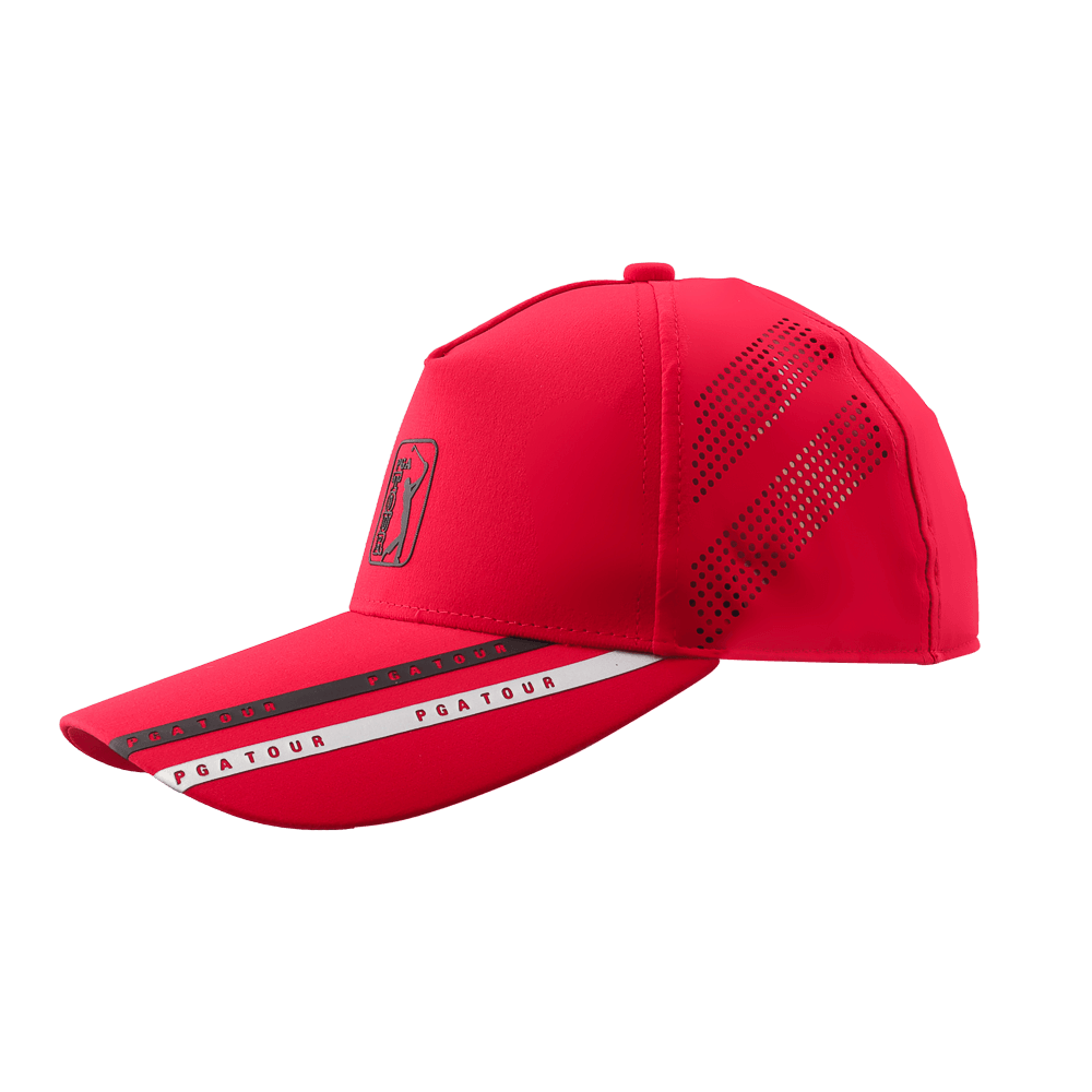 PGA TOUR Golf Exquisite Ball Cap (Red)