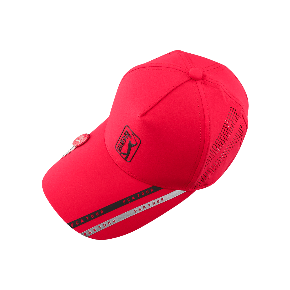 PGA TOUR Golf Exquisite Ball Cap (Red)