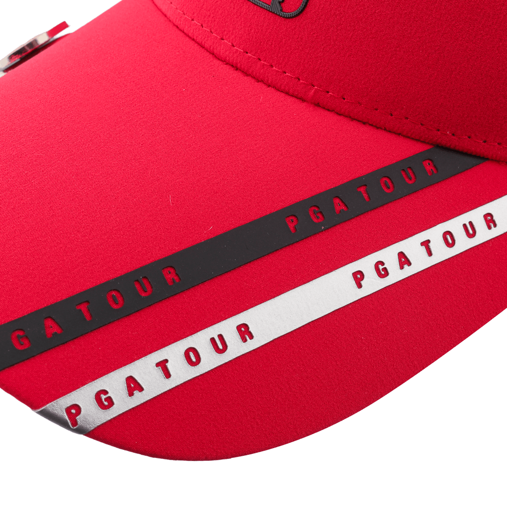 PGA TOUR Golf Exquisite Ball Cap (Red)