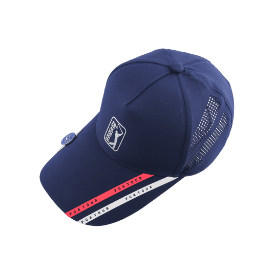 PGA TOUR Golf Exquisite Ball Cap (Navy Blue)