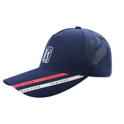 PGA TOUR Golf Exquisite Ball Cap (Navy Blue)