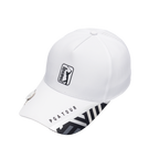 PGA TOUR高爾夫印花球標帽(白)