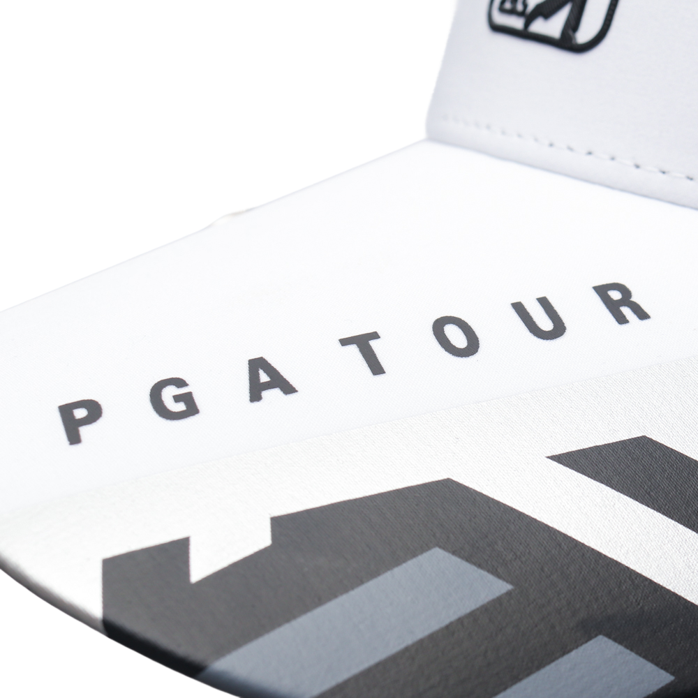 PGA TOUR高爾夫印花球標帽(白)