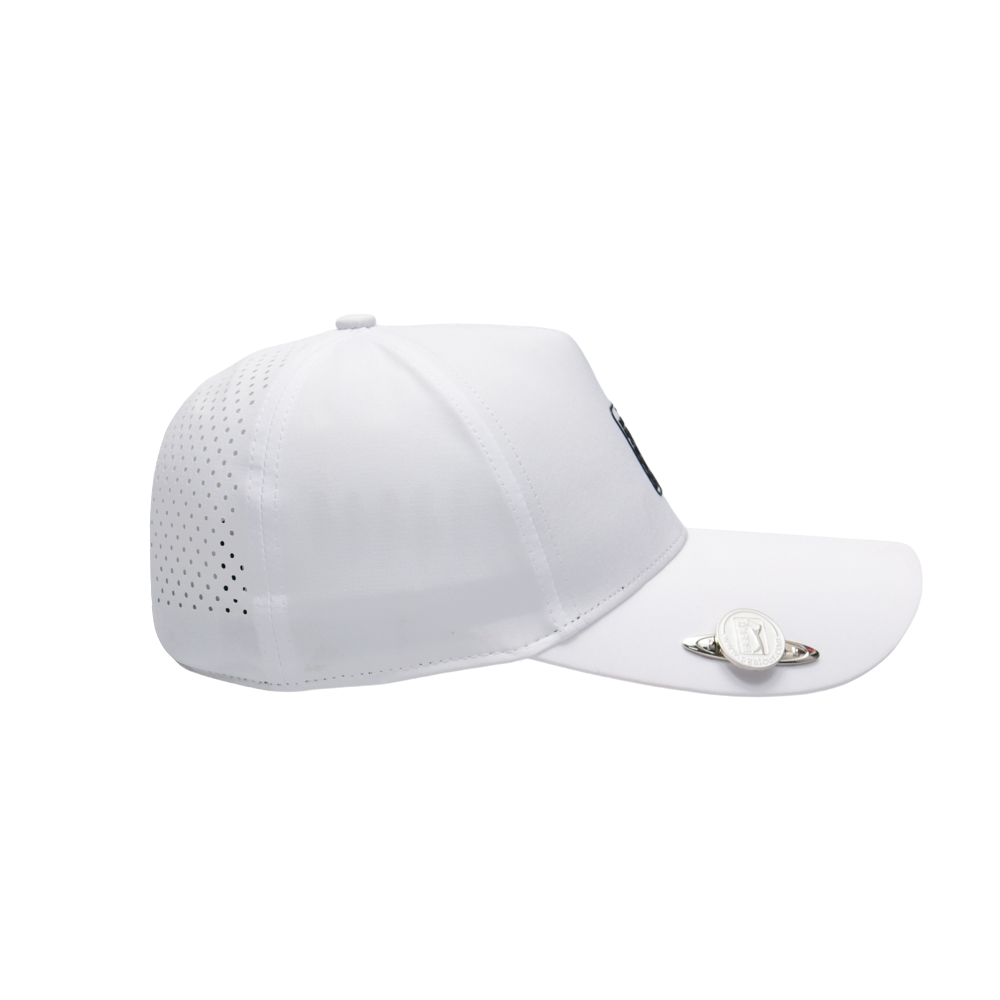 PGA TOUR高爾夫印花球標帽(白)