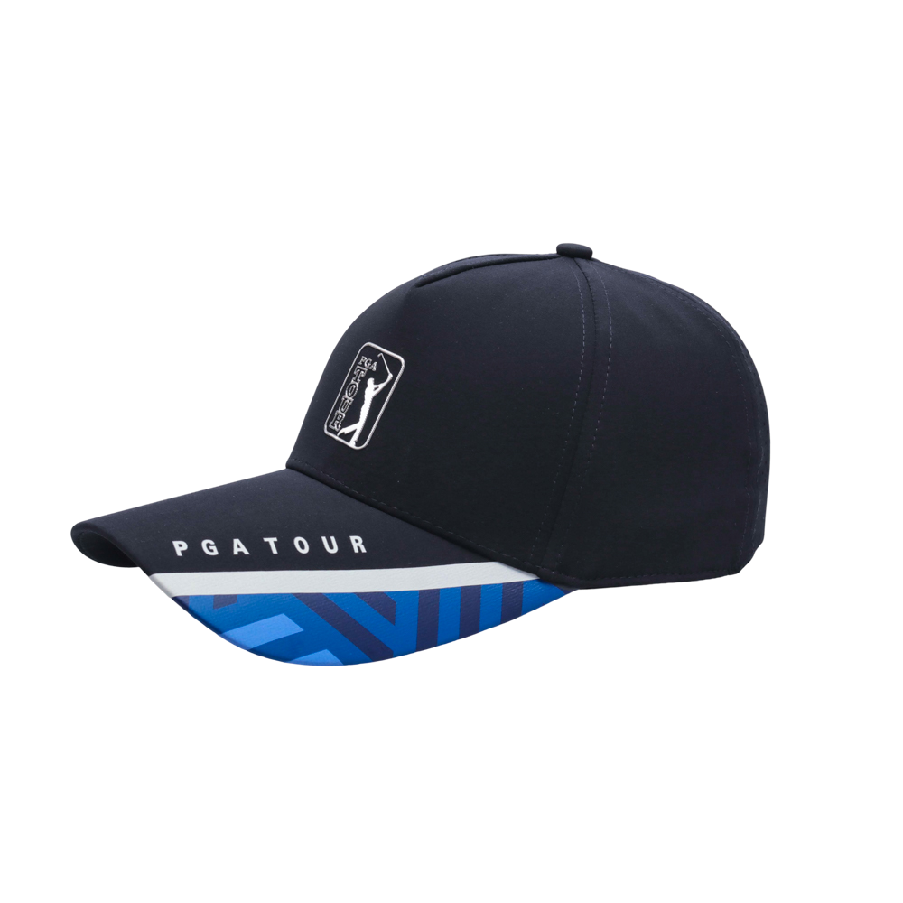 PGA TOUR高爾夫印花球標帽(黑)