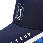 PGAツアー ゴルフボールマーカーキャップ（ネイビーブルー）