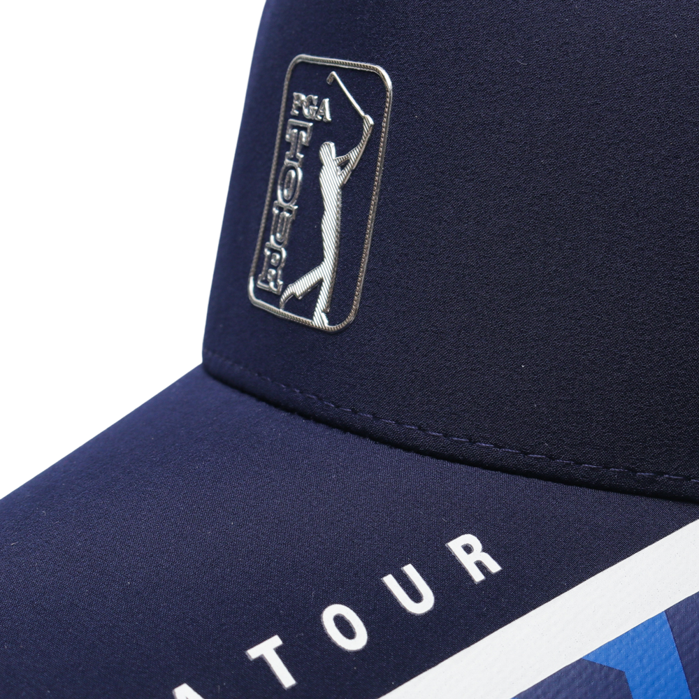 PGA TOUR高爾夫印花球標帽(藏青)