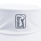 PGA TOUR 可調式高爾夫漁夫帽(白)