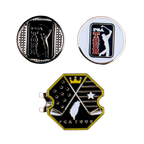 PGA hexagonal base + double cap clip (black)
