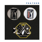 PGA hexagonal base + double cap clip (black)