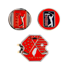 PGA六角底座+雙帽夾(橘)