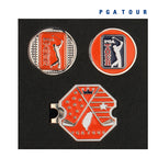 PGA六角底座+雙帽夾(橘)