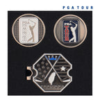 PGA六角底座+雙帽夾(古銀)