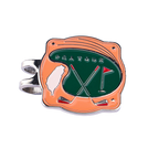 PGA ブライトオレンジグリーンベース + ダブルハットクリップ