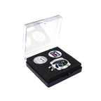 PGA白緑ベース＋ダブルキャップクリップ