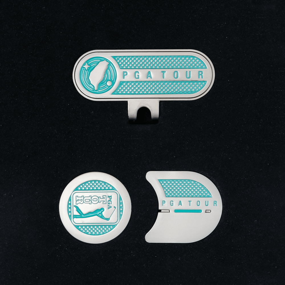 PGA高爾夫指向球標(湖綠)