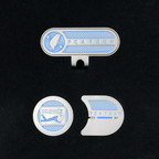 PGA高爾夫指向球標(淺藍)