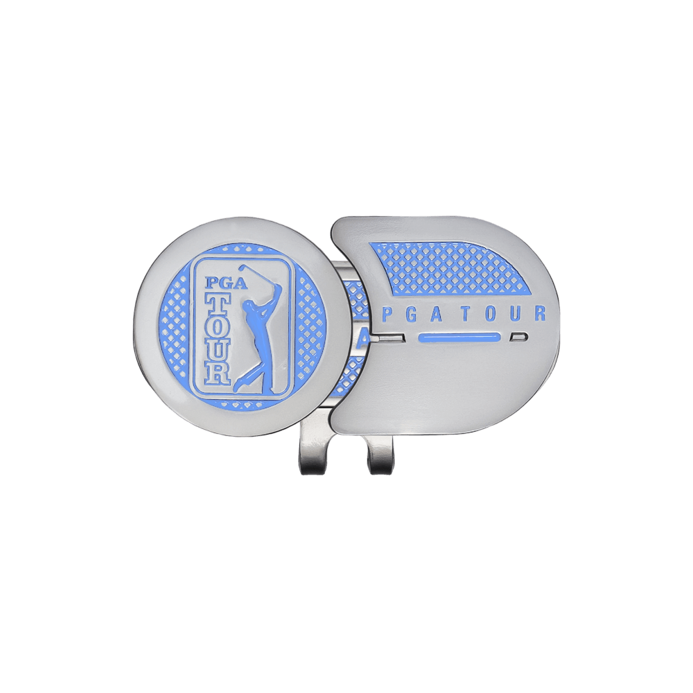 PGA高爾夫指向球標(淺藍)