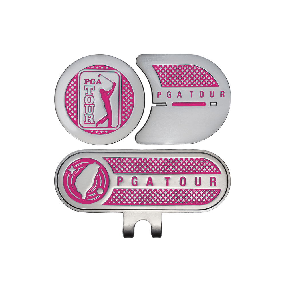 PGA高爾夫指向球標(洋紅)