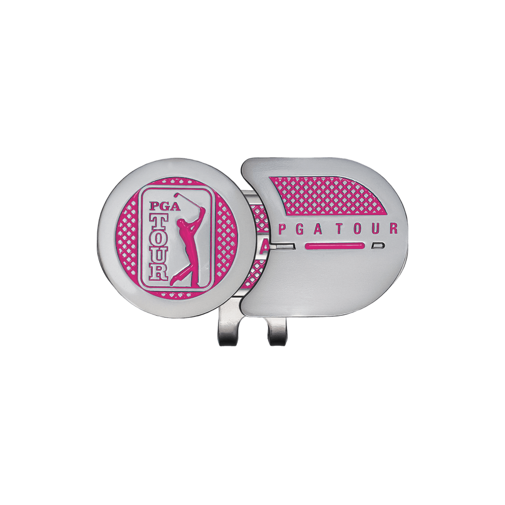 PGA高爾夫指向球標(洋紅)