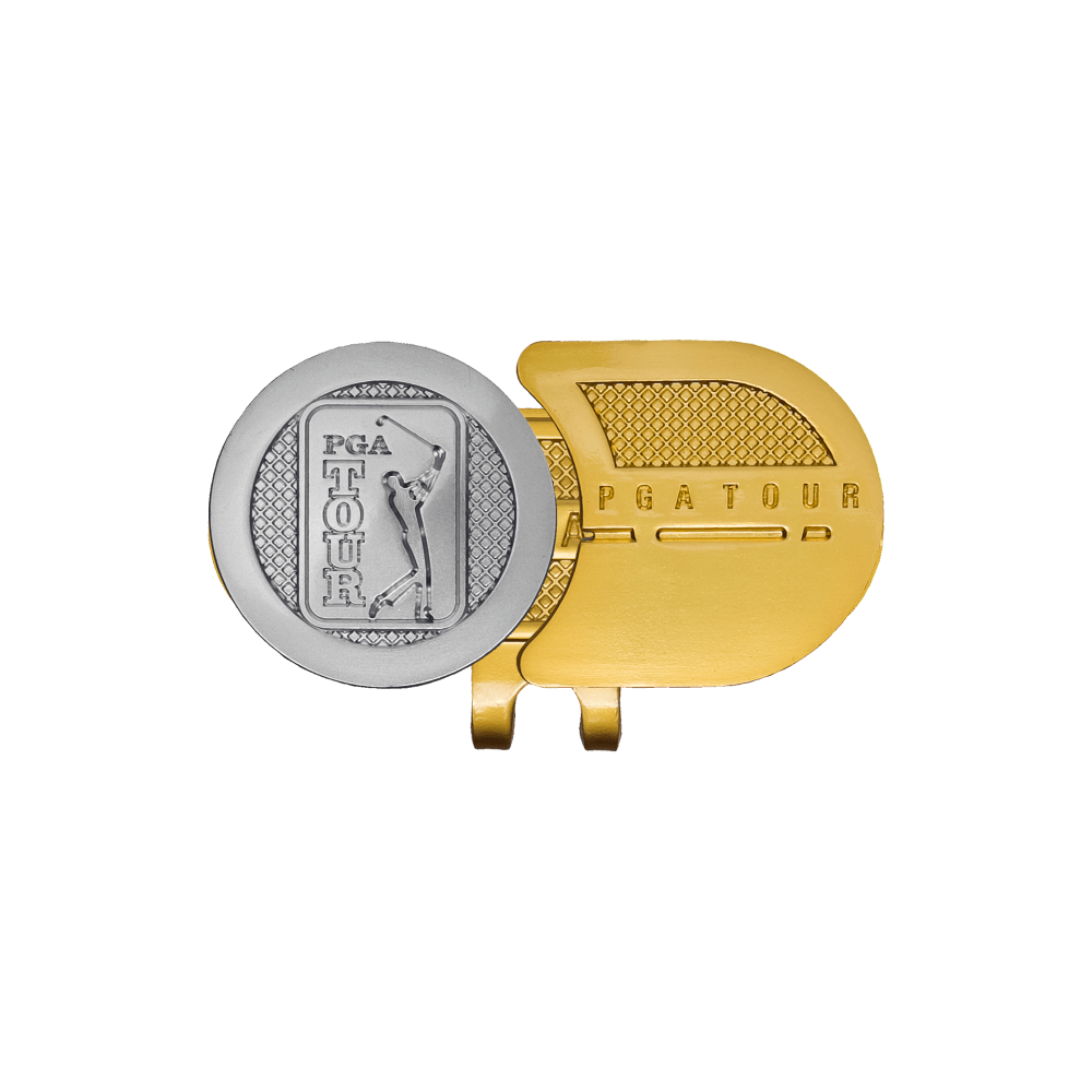 PGA高爾夫指向球標(金)