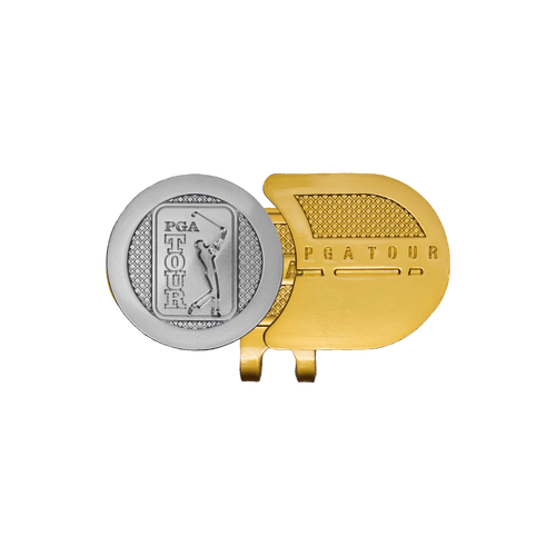 PGA TOUR高爾夫指向球標(金)