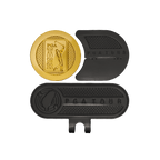 PGA高爾夫指向球標(黑)