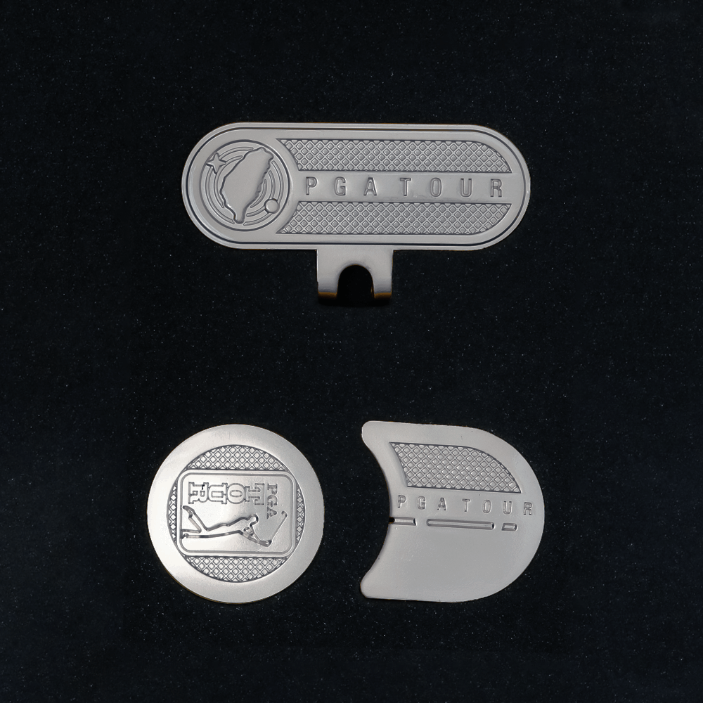 PGA高爾夫指向球標(銀)