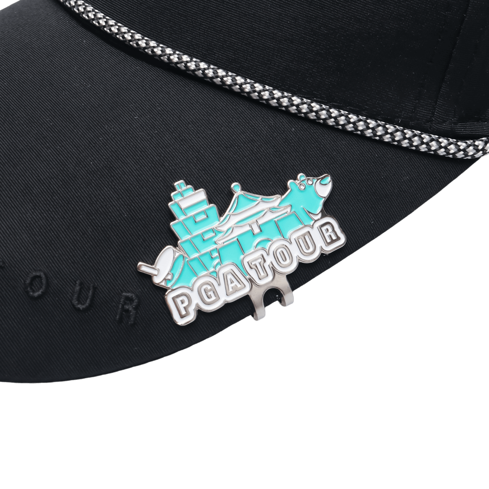 PGA TOUR台灣限定球標帽夾(藏青)