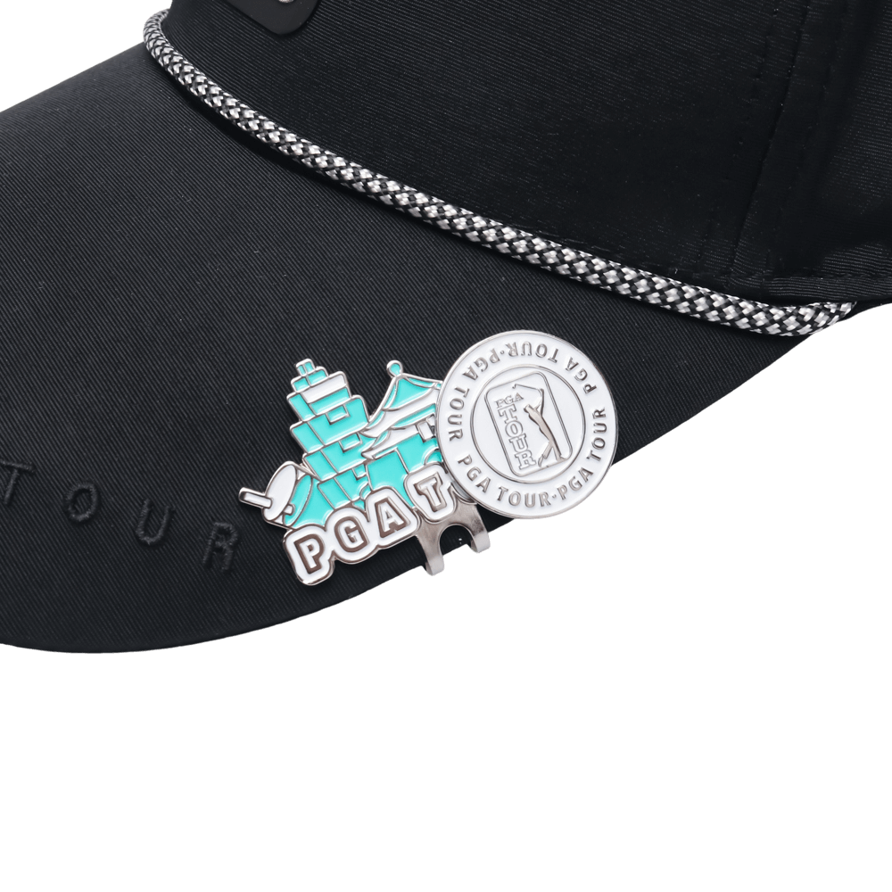 PGA TOUR台灣限定球標帽夾(藏青)