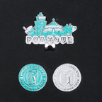 PGA TOUR台灣限定球標帽夾(藏青)