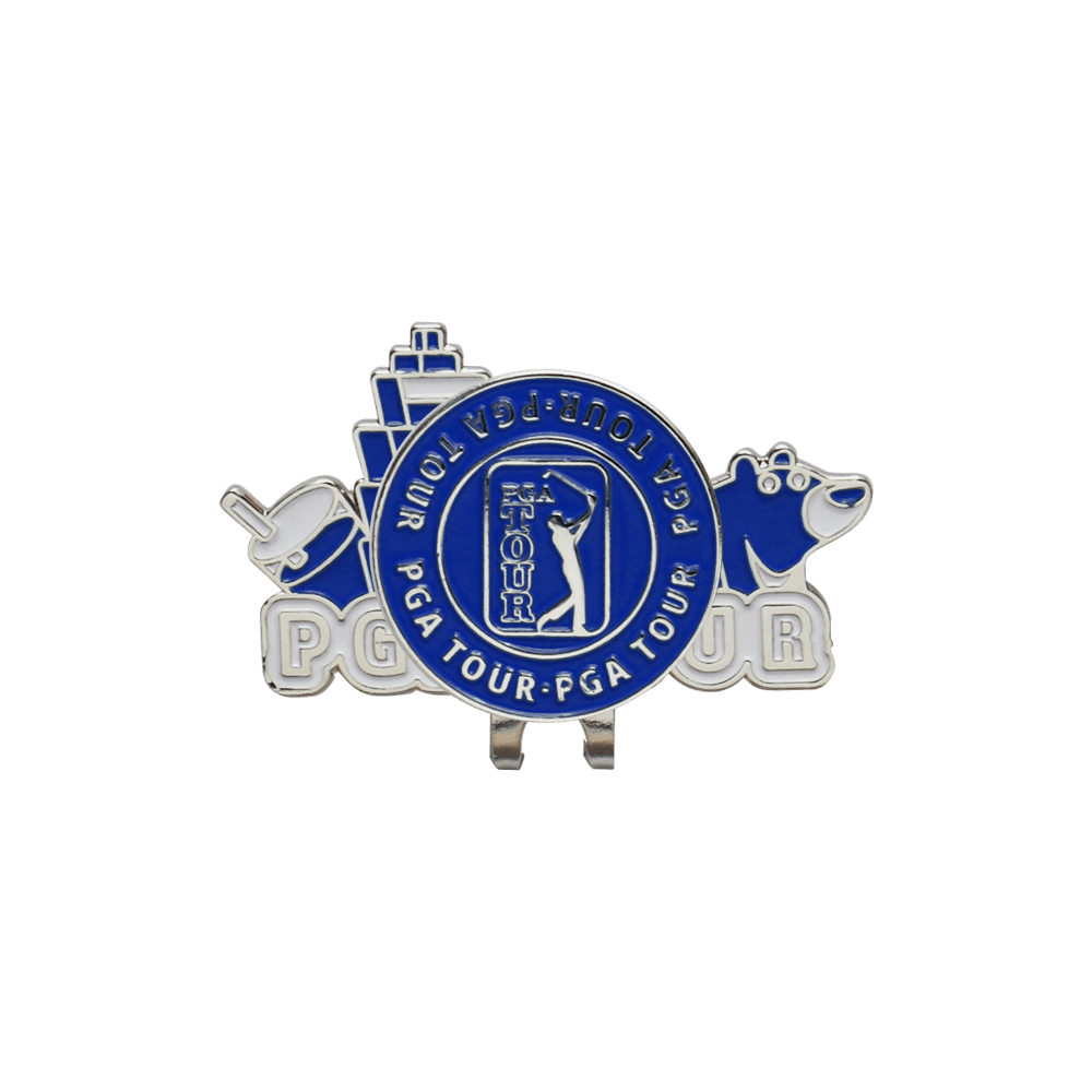 PGA TOUR台灣限定球標帽夾(藏青)