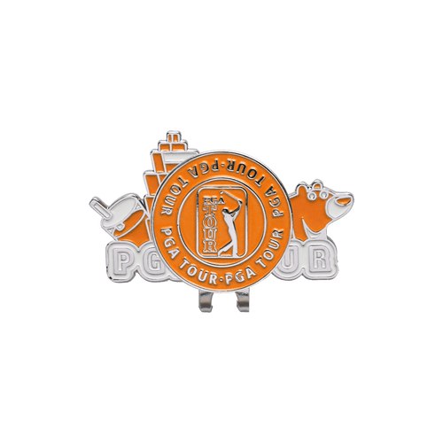 PGA TOUR Taiwan Limited Edition Ball Mark Cap Clip (Orange)