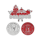 PGA TOUR台灣限定球標帽夾(紅)