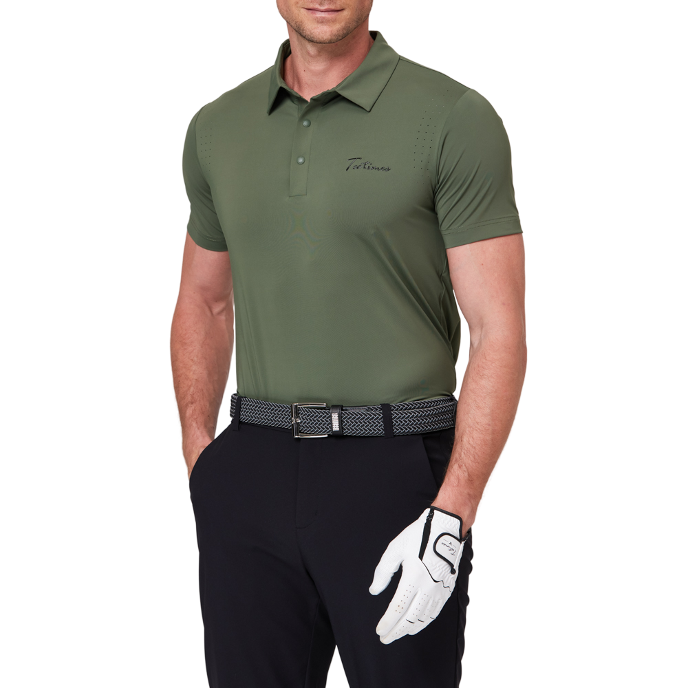 男涼感肩孔短袖