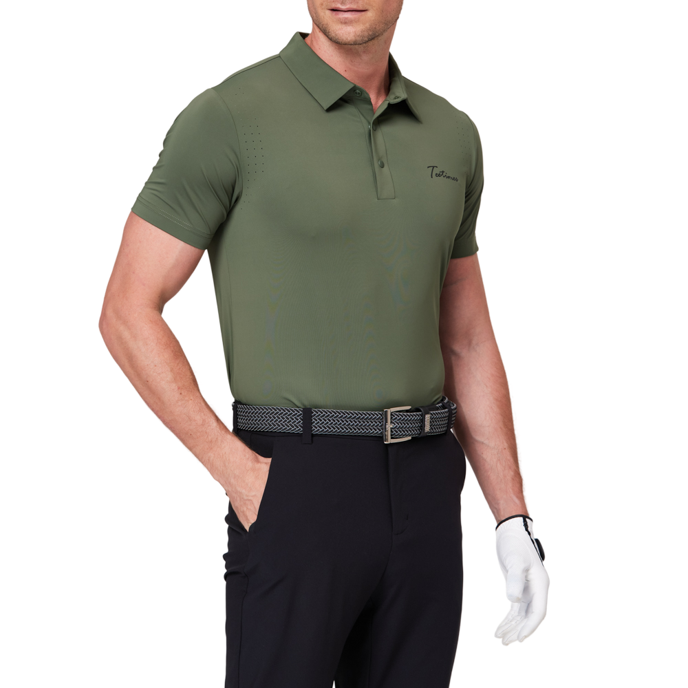 男涼感肩孔短袖