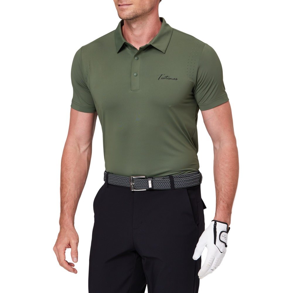 Men's Cooling Shoulder Hole Short-sleeved T-shirt