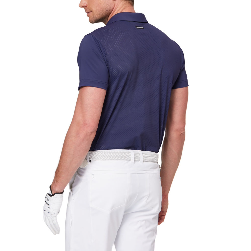 Zippered pocket breathable short-sleeved shirt