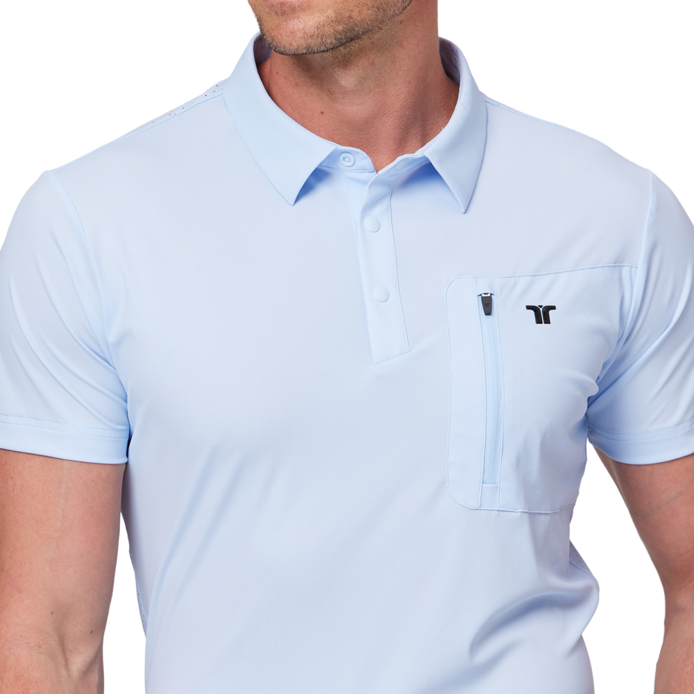 拉鍊口袋透氣短袖