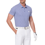 Geometric all-over print short-sleeved shirt