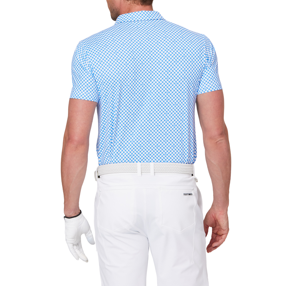 Geometric all-over print short-sleeved shirt