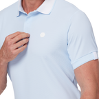 Color-blocked short-sleeved shirt