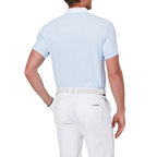 Color-blocked short-sleeved shirt