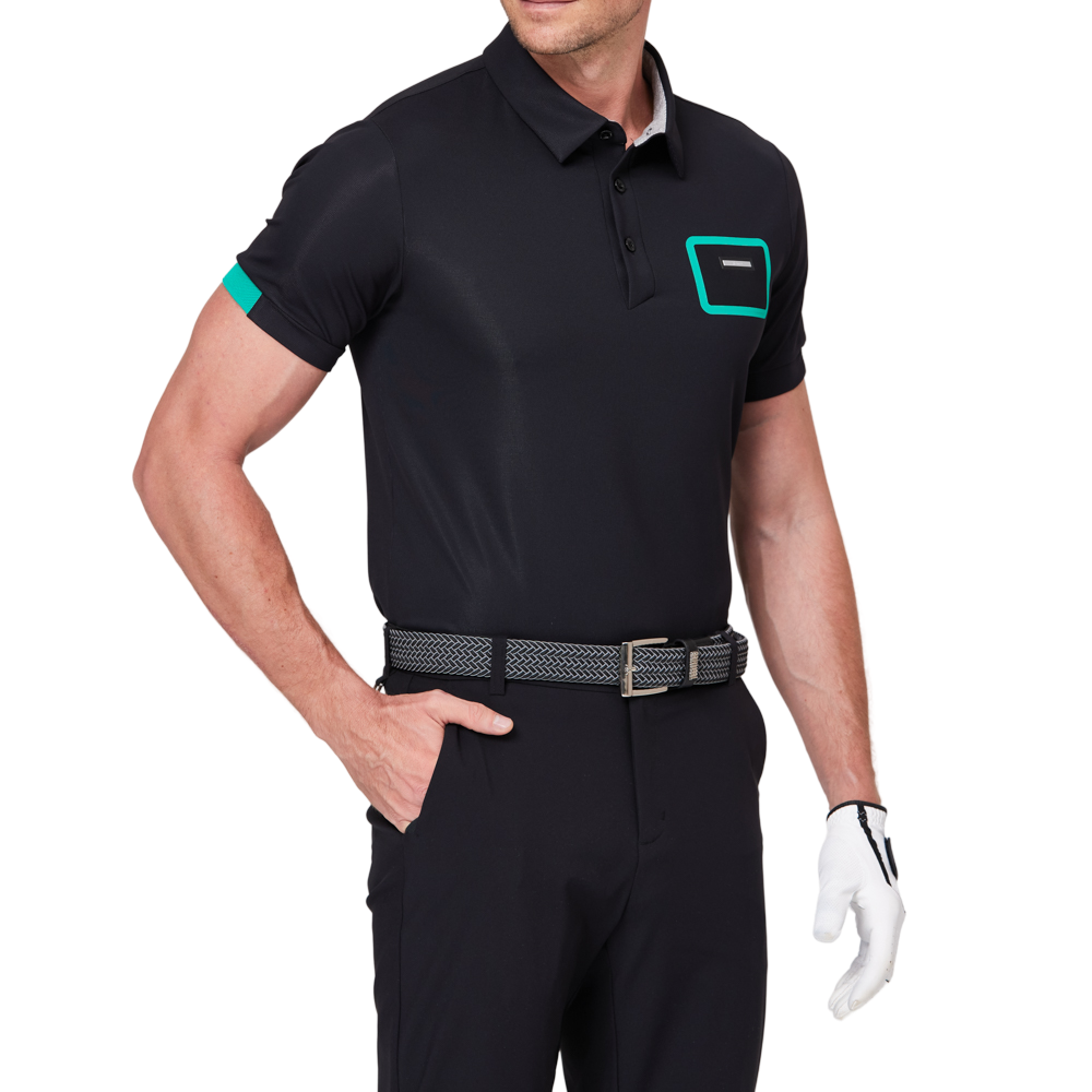 3D Pocket Color Block Short-Sleeve